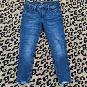 EXPRESS Jean/legging mid rise 6Short .